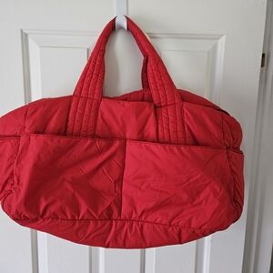 Large Red Overnight Bag